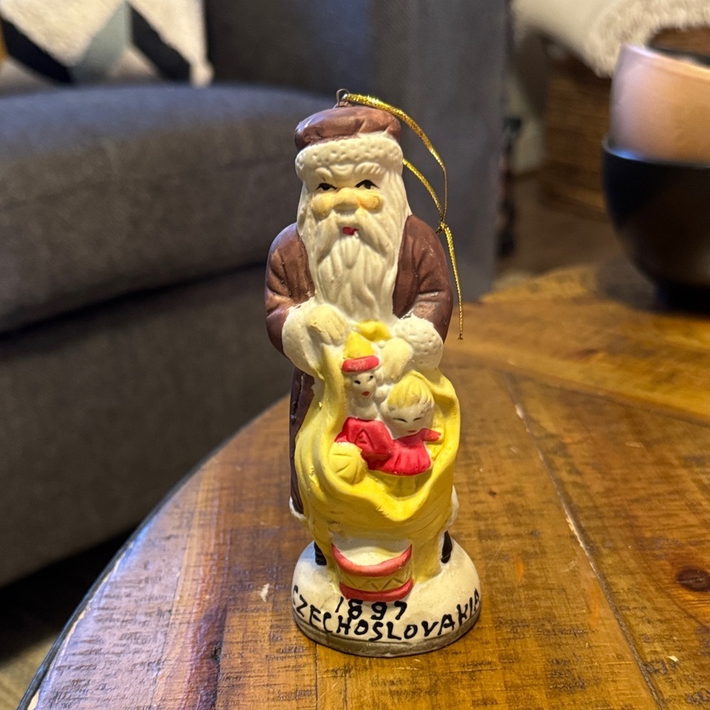 Santa Around the World Figurine Czechoslovakia